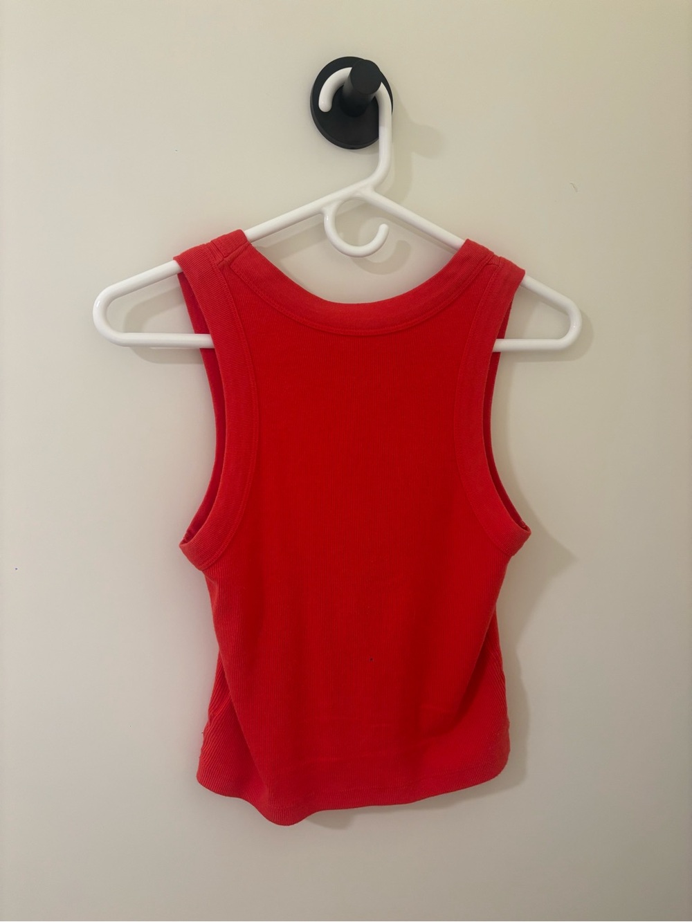 Red Daily Drills Ribbed Logo Tank - Picture 2 of 2
